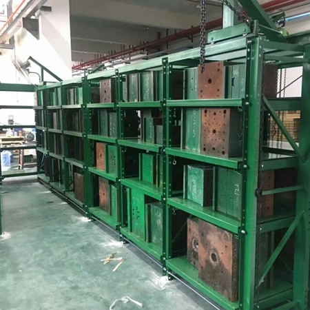 半開(kāi)模具貨架01